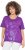 Ulla Popken Marine Print Short Sleeve Tee Purple - Camisetas estampadas para mujer - 