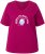 Ulla Popken Shell Picker Club Short Sleeve Graphic Tee Magnolia Red - Camisetas estampadas para mujer - 