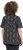 Ulla Popken Snake Print V-Neck Tee Graphite Grey - Camisetas estampadas para mujer - 