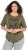 Ulla Popken Beaded Short Sleeve Graphic Tee Olive - Camisetas estampadas para mujer - 