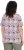Ulla Popken Half-sleeve A-line V-neck Pointed Hem Animal Pattern T-shirt Pastel Rose - Camisetas estampadas para mujer - 
