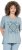 Ulla Popken Paisley Short Sleeve Graphic Tee Light Moss Green - Camisetas estampadas para mujer - 