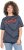 Ulla Popken Striped 1987 Boat Neck Tee Navy Blue - Camisetas estampadas para mujer - 