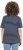Ulla Popken Striped 1987 Boat Neck Tee Navy Blue - Camisetas estampadas para mujer - 
