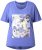 Ulla Popken Lady Of The Moon Short Sleeve Graphic Tee Lavender - Camisetas estampadas para mujer - 