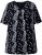 Ulla Popken Letter Print Short Sleeve Tee Black - Camisetas estampadas para mujer - 