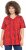 Ulla Popken Letter Print Short Sleeve Tee Red - Camisetas estampadas para mujer - 