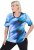 Ulla Popken Cutout Abstract Print Short Sleeve Tee Light Sapphire - Camisetas estampadas para mujer - 