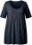 Ulla Popken Essential Front Pleat Tee Navy Blue - Camisetas - 