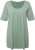 Ulla Popken Essential Front Pleat Tee Light Moss Green - Camisetas - 