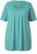 Ulla Popken Essential Front Pleat Tee Green - Camisetas - 