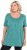 Ulla Popken Essential Front Pleat Tee Green - Camisetas - 