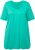 Ulla Popken Essential Front Pleat Tee Turquoise Green - Camisetas - 