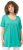 Ulla Popken Essential Front Pleat Tee Turquoise Green - Camisetas - 