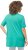 Ulla Popken Essential Front Pleat Tee Turquoise Green - Camisetas - 