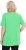 Ulla Popken Essential Front Pleat Tee Mint Green - Camisetas - 