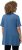 Ulla Popken Essential Front Pleat Tee Denim Blue - Camisetas - 