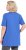 Ulla Popken Essential Front Pleat Tee Peacock Blue - Camisetas - 