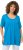 Ulla Popken Essential Front Pleat Tee Sapphire Blue - Camisetas - 