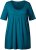 Ulla Popken Essential Front Pleat Tee Cerulean - Camisetas - 