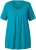 Ulla Popken Essential Front Pleat Tee Teal - Camisetas - 