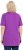 Ulla Popken Essential Front Pleat Tee Purple - Camisetas - 