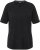 Ulla Popken Piping Accent Functional UVP 50+ Stretch Knit Top Black - Camisetas - 
