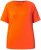Ulla Popken Piping Accent Functional UVP 50+ Stretch Knit Top Orange Red - Camisetas - 