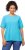 Ulla Popken Piping Accent Functional UVP 50+ Stretch Knit Top Bright Turquoise - Camisetas - 
