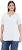 Ulla Popken Essential Notch Neck Stretch Tee Snow White - Camisetas - 