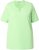 Ulla Popken Essential Notch Neck Stretch Tee Light Green - Camisetas - 