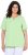 Ulla Popken Essential Notch Neck Stretch Tee Light Green - Camisetas - 