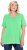 Ulla Popken Essential Notch Neck Stretch Tee Mint Green - Camisetas - 