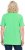 Ulla Popken Essential Notch Neck Stretch Tee Mint Green - Camisetas - 