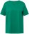 Ulla Popken Essential Notch Neck Stretch Tee Emerald Green - Camisetas - 