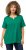 Ulla Popken Essential Notch Neck Stretch Tee Emerald Green - Camisetas - 