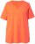 Ulla Popken Essential Notch Neck Stretch Tee Coral Pink - Camisetas - 