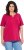 Ulla Popken Essential Notch Neck Stretch Tee Dark Raspberry - Camisetas - 