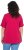 Ulla Popken Essential Notch Neck Stretch Tee Dark Raspberry - Camisetas - 