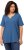 Ulla Popken Essential Notch Neck Stretch Tee Denim Blue - Camisetas - 