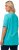 Ulla Popken Essential Notch Neck Stretch Tee Deep Aqua - Camisetas - 