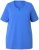 Ulla Popken Essential Notch Neck Stretch Tee Peacock Blue - Camisetas - 