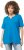 Ulla Popken Essential Notch Neck Stretch Tee Sapphire Blue - Camisetas - 