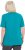 Ulla Popken Essential Notch Neck Stretch Tee Teal - Camisetas - 