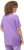 Ulla Popken Essential Notch Neck Stretch Tee Pale Lilac - Camisetas - 