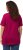 Ulla Popken Essential Notch Neck Stretch Tee Magnolia Red - Camisetas - 