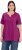 Ulla Popken Essential Notch Neck Stretch Tee Berry - Camisetas - 