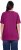 Ulla Popken Essential Notch Neck Stretch Tee Berry - Camisetas - 