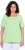Ulla Popken Essential Square Neck Stretch Tee Light Green - Camisetas - 