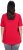 Ulla Popken Essential Square Neck Stretch Tee Red - Camisetas - 